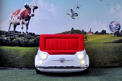 Muebles retro inspirados en un Fiat 500