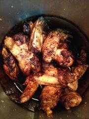 Alitas de pollo en salsa de ajo, limón y miel...ñammmmmm