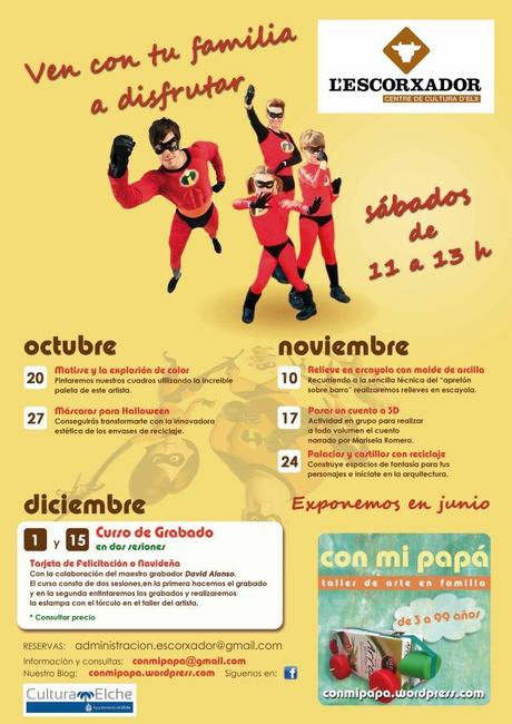 Actividades para niños y en familia: Del 24 al 31 de octubre de 2012 Actividades para niños y en familia: Del 24 al 31 de octubre de 2012