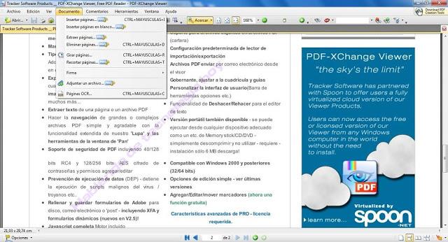 PDF-XChange-Viewer pantalla