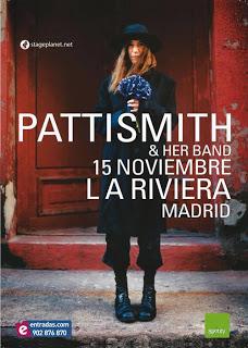 PATTY SMITH Cambia Fecha en Madrid Debido a la Huelga General