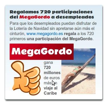 Loteria Navidad Megordo Maria Bretón