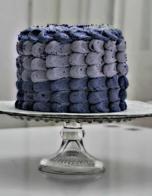 Tarta y muffins de arándanos