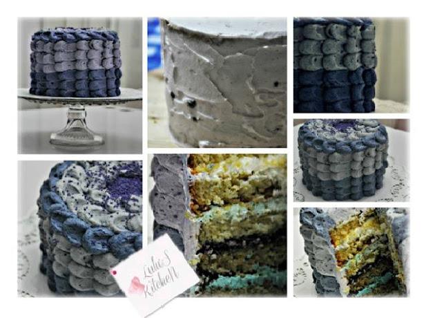 Tarta y muffins de arándanos