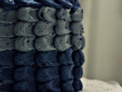 Tarta y muffins de arándanos