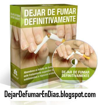 CONSIGUE DEJAR DE FUMAR Y SALVA TU VIDA Y DE LOS DEMÁS