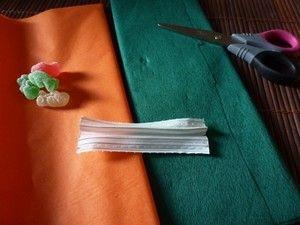 Calabacitas de papel para Halloween