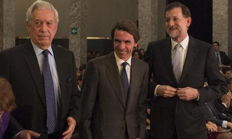 Aznar en la entrega del premio FAES de la Libertad a M. Vargas Llosa Aznar en la entrega del premio FAES de la Libertad a M. Vargas Llosa
