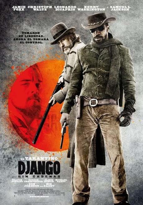 Django-Unchained-Desencadenado-Quentin-Tarantino-cartel-internacional-estreno-Frikarte Cartel internacional para Django Desencadenado