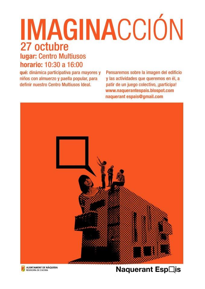 #NaquerantEspais: Imaginacción el  27 de octubre