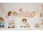 tienda KdeKids: cuadro infantil personalizado niña amiguitas