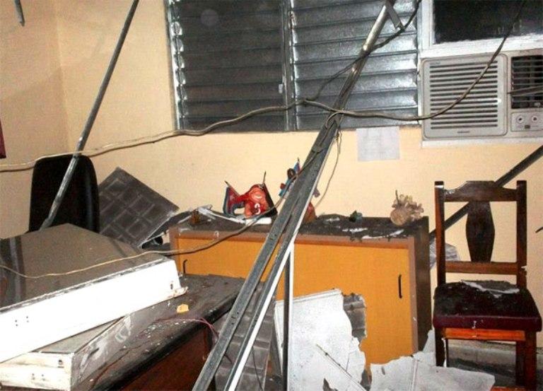 Reportan en Cuba daños por huracán Sandy