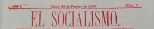 El Socialismo gaditano a cierta distancia.