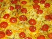 Tarta tomatitos mozzarella