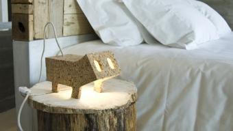 Passa Cabos :: lámpara de corcho