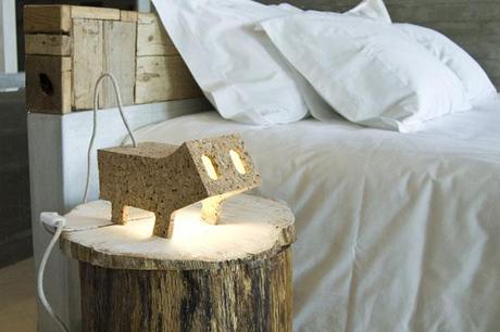 Passa Cabos :: lámpara de corcho