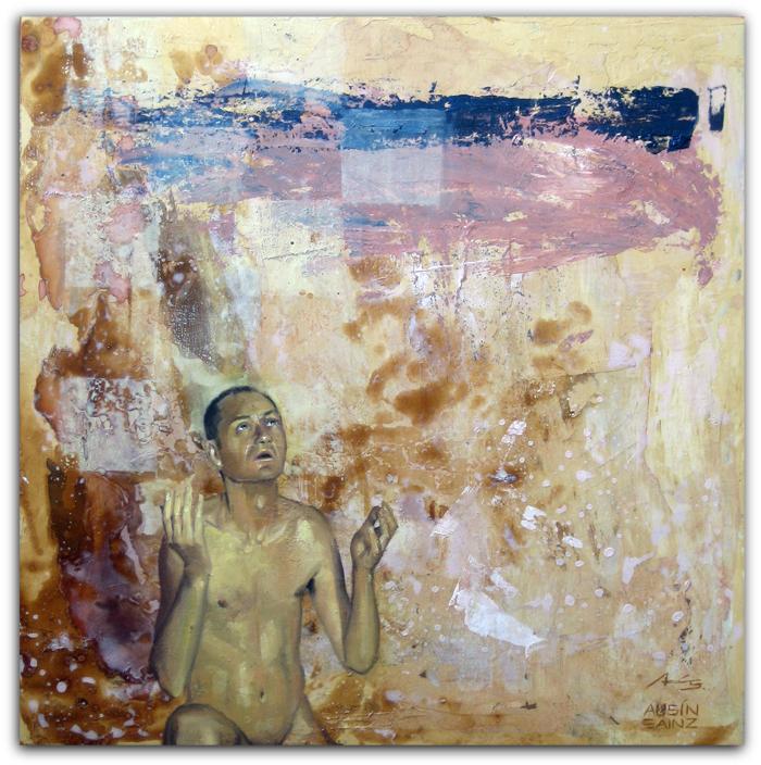 Pintura formato mediano. M.