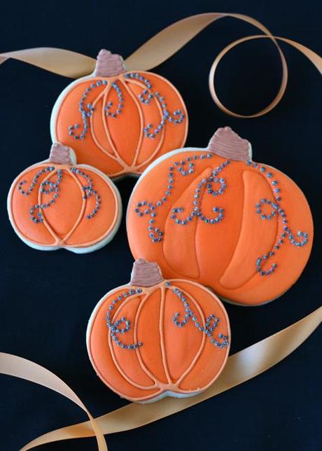 Jeweled-pumpkin-cookies glorioustreats 251012 galletas Halloween