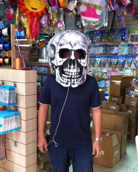 David-y-calavera calavera muy grande