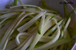 CALABACINES A LA CARBONARA