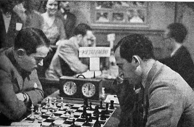 Partida de ajedrez Flohr-Koltanowski en el Torneo Internacional de Ajedrez Barcelona 1935