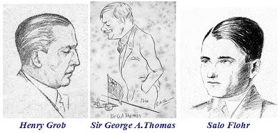 Henry Grob, Sir George A. Thomas y Salo Flohr