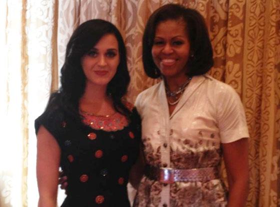 Katy Perry tuvo un almuerzo de cumpleaños con Michelle Obama