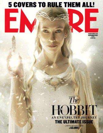 Kate Blanchet,  con orejas picudas, la elfa más hermosa