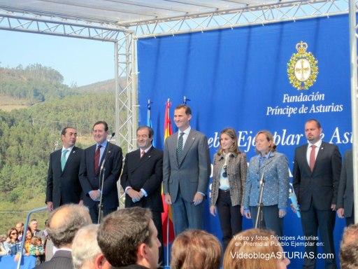 Premio Pueblo ejemplar Asturias en San Tirso Abres: Discursos oficiales