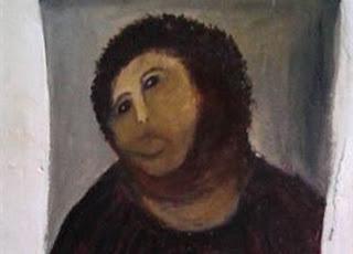 pintura Ecce Homo modificada en Borja