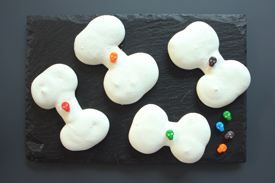 Huesitos de Merengue para Halloween