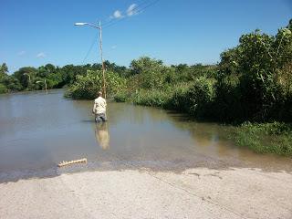 El río Sagua sigue subiendo aún cuando las lluvias de Sandy se fueron