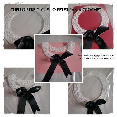 CUELLO PETER PAN A CROCHET