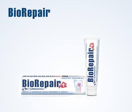 Repara y protege el esmalte y la dentina de tus dientes. BioRepair Plus