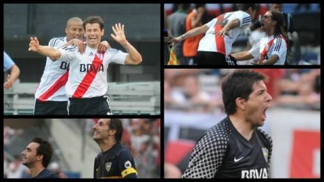 Los 5 protagonistas del Superclásico