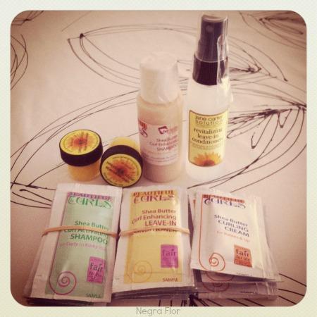 Probando nuevos productos para el cuidado del cabello