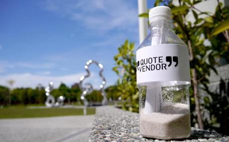 La primera máquina expendedora de citas textuales