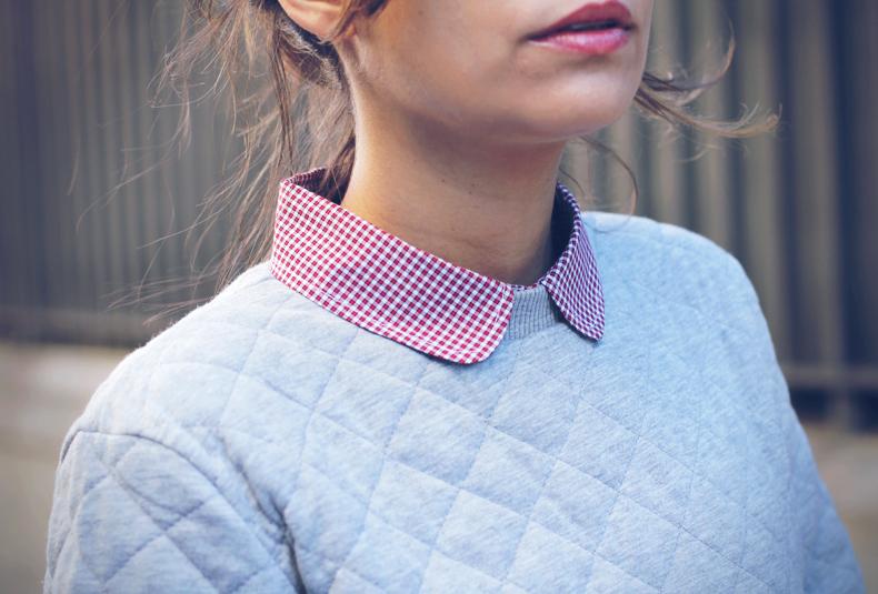Quilted Sweatshirt