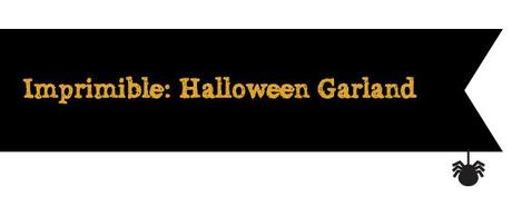 Imprimible: Halloween Garland