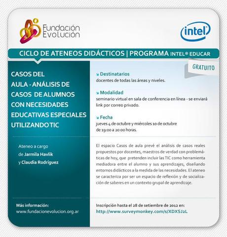 Ateneo didáctico en linea inscripciones gratuitas hasta el 28/9 Intel