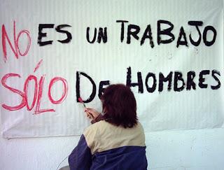no trabajo sólo hombres
