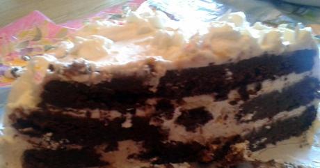 TARTA BROWNIE CON NATA SIN LACTOSA