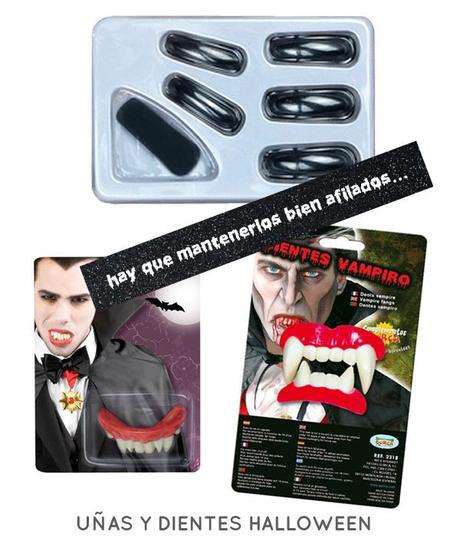 collage-unas-y-dientes accesorios disfraces Halloween