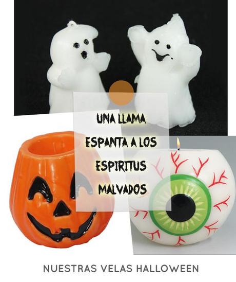 collage-velas velas para Halloween