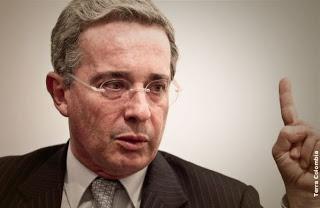 El ex presidente de Colombia Álvaro Uribe Vélez