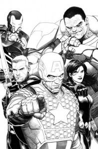 Portada alternativa de Steve McNiven para Avengers Nº 1