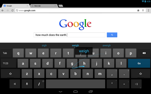 Android 4.2 viene con soporte multiusuario y nuevo teclado con escritura predictiva