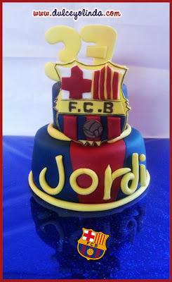 Tarta del barça