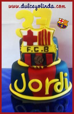 Tarta del barça