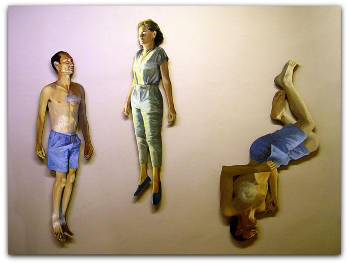 Recortables en DM. Formatos variados.Técnica: óleo.